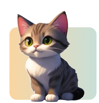 Gatito observando el formulario